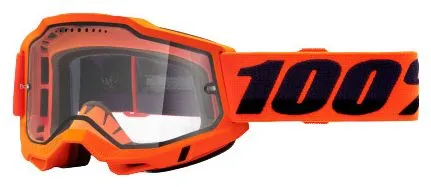 Masque 100% ACCURI 2 Enduro MTB | Orange | Verres Clairs