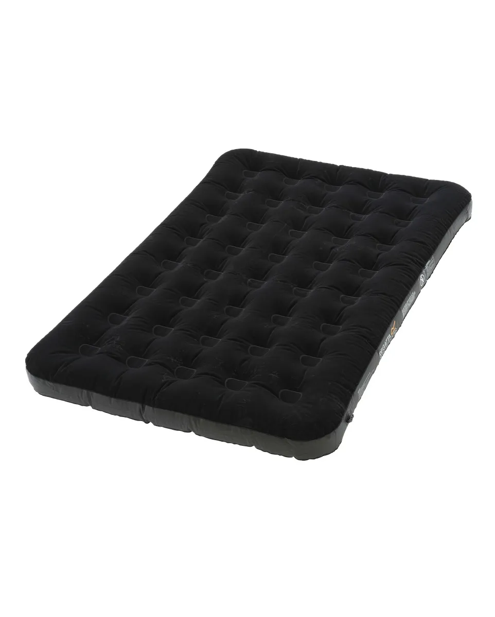 MATELAS GONFLABLE 2 PLACES FLOCK Noir