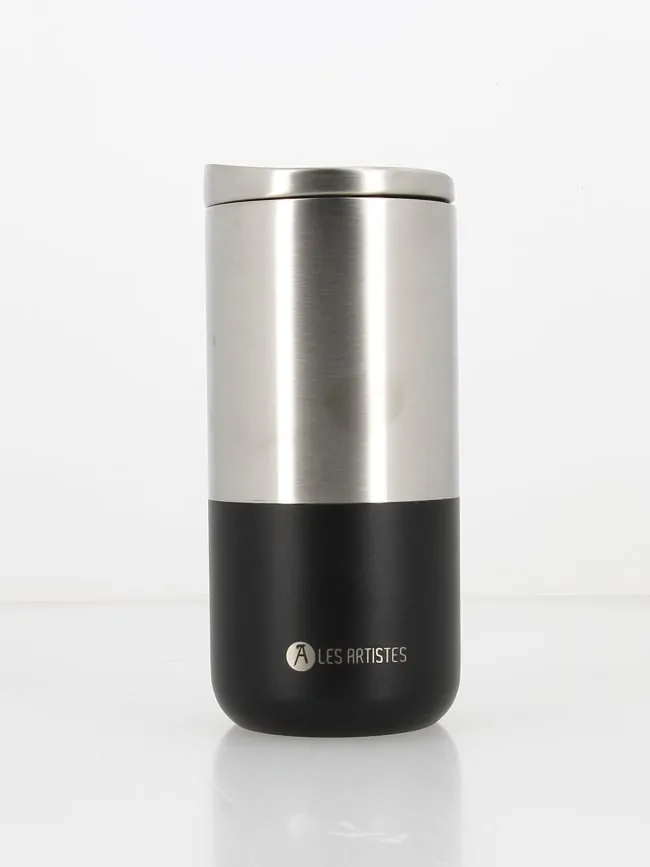 Mug isotherme 500 ml travel split noir - Les Artistes | wimod