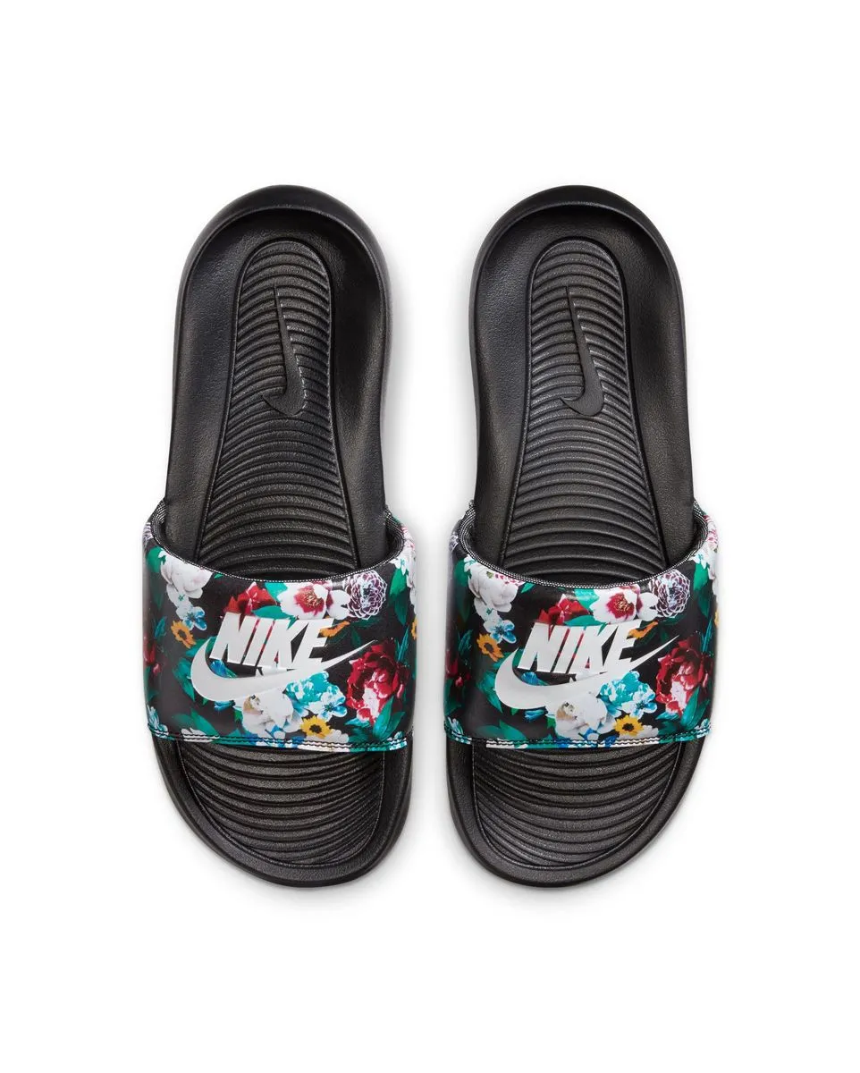 Mules Femme W NIKE VICTORI ONE SLIDE PRINT Noir