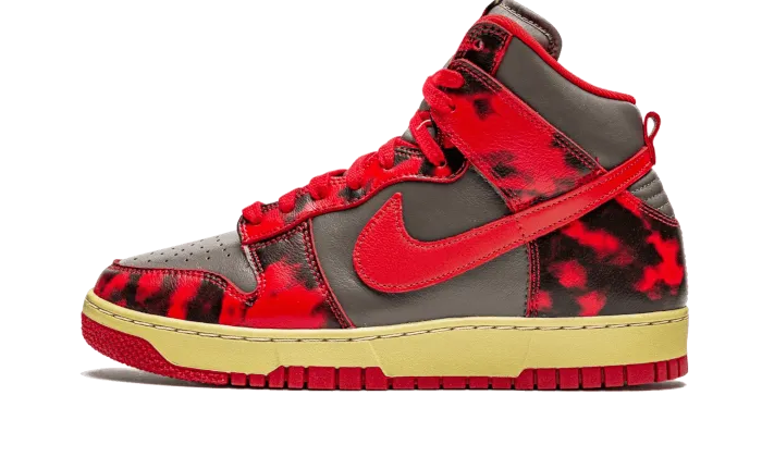 Nike Dunk High 1985 Acid  wash Red