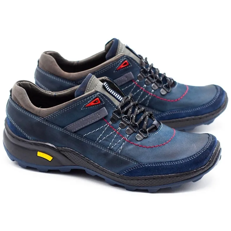 Olivier Chaussures trekking homme 274GT bleu marine