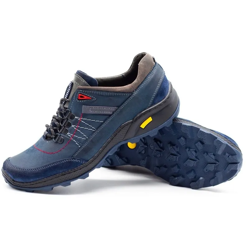 Olivier Chaussures trekking homme 274GT bleu marine