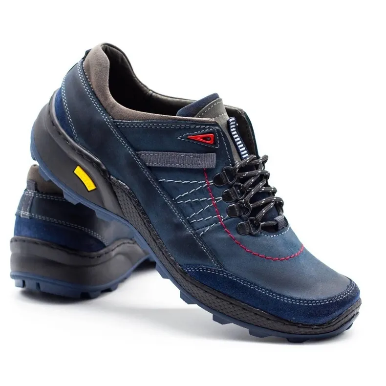 Olivier Chaussures trekking homme 274GT bleu marine