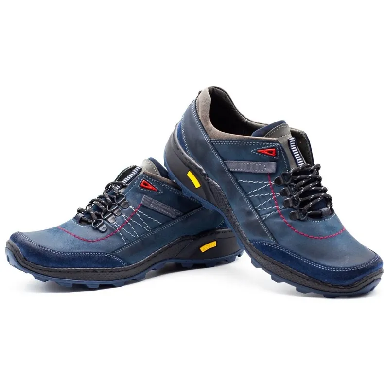 Olivier Chaussures trekking homme 274GT bleu marine