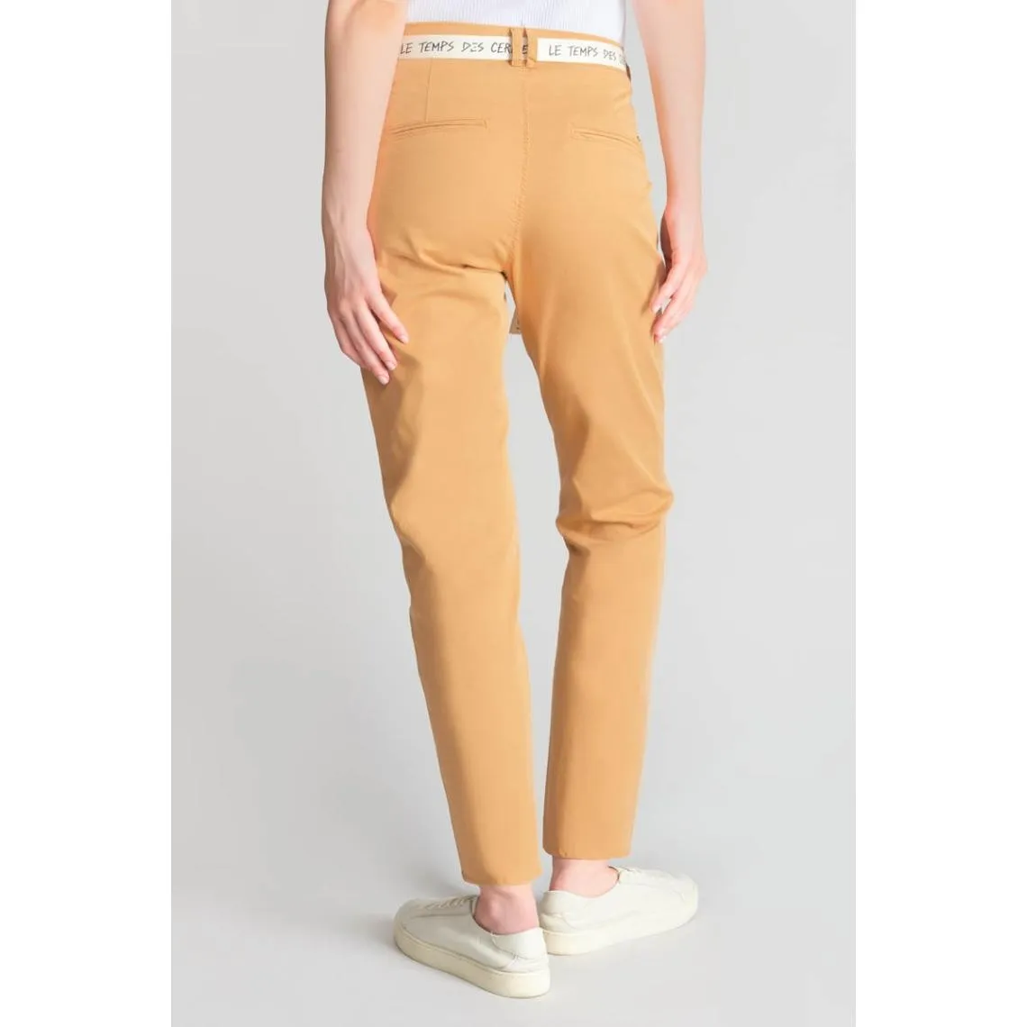 Pantalon chino ARLO camel Vox en coton | 3 Suisses