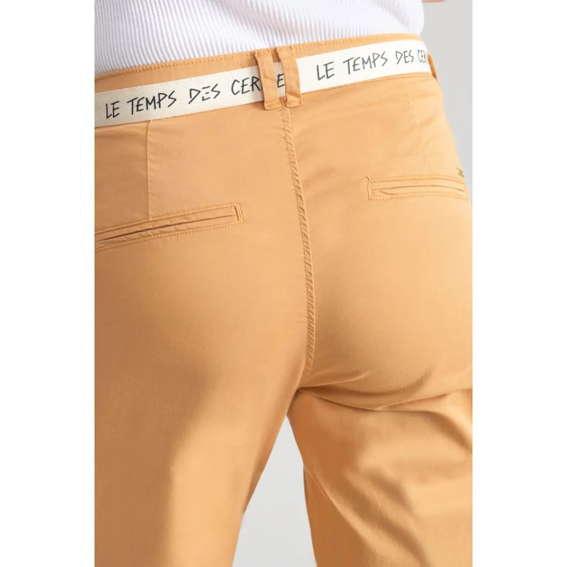 Pantalon chino ARLO camel Vox en coton | 3 Suisses