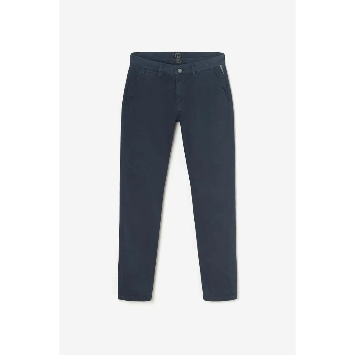 Pantalon chino CESAR bleu marine en coton | 3 Suisses