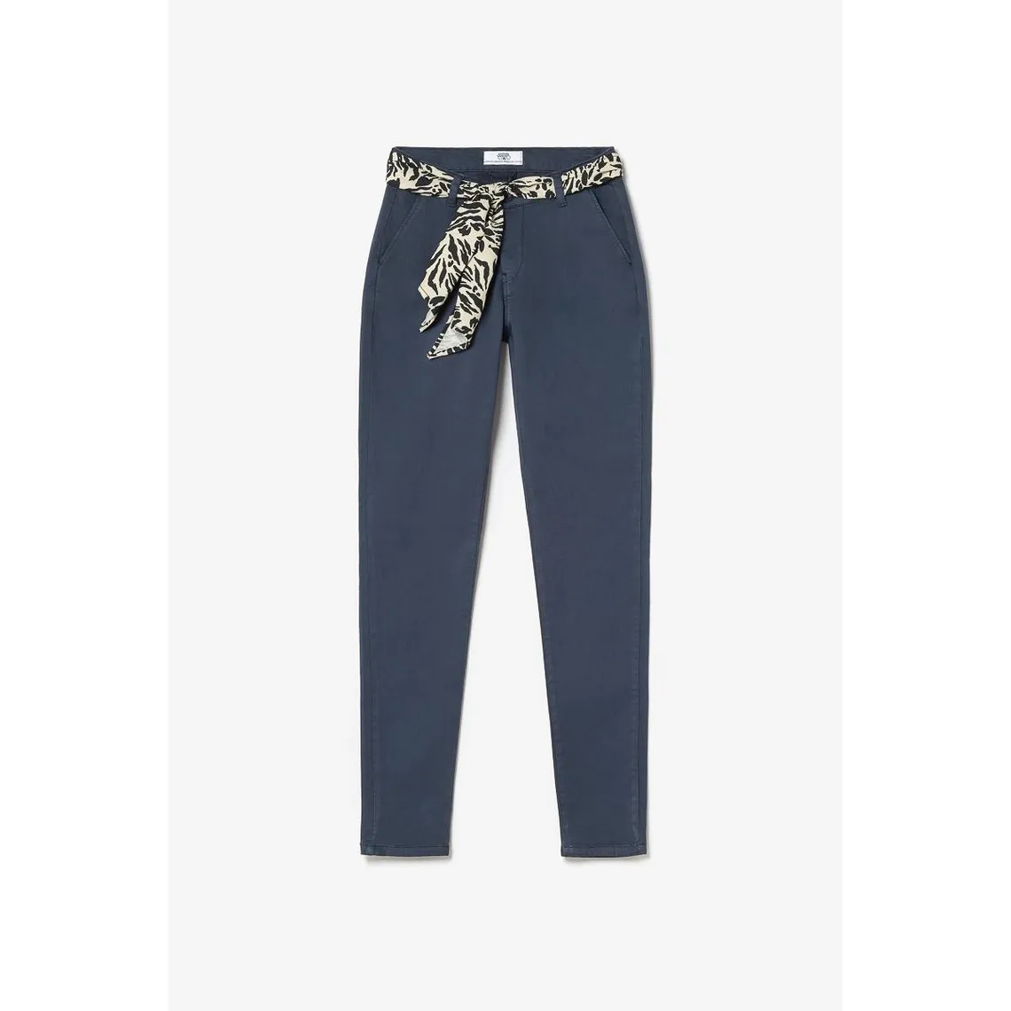 Pantalon chino Dyli3 bleu nuit en coton | 3 Suisses