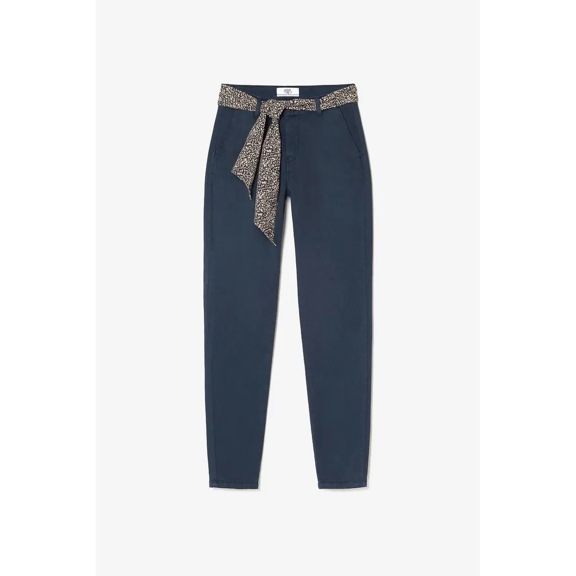 Pantalon chino Dyli4 bleu nuit en coton | 3 Suisses