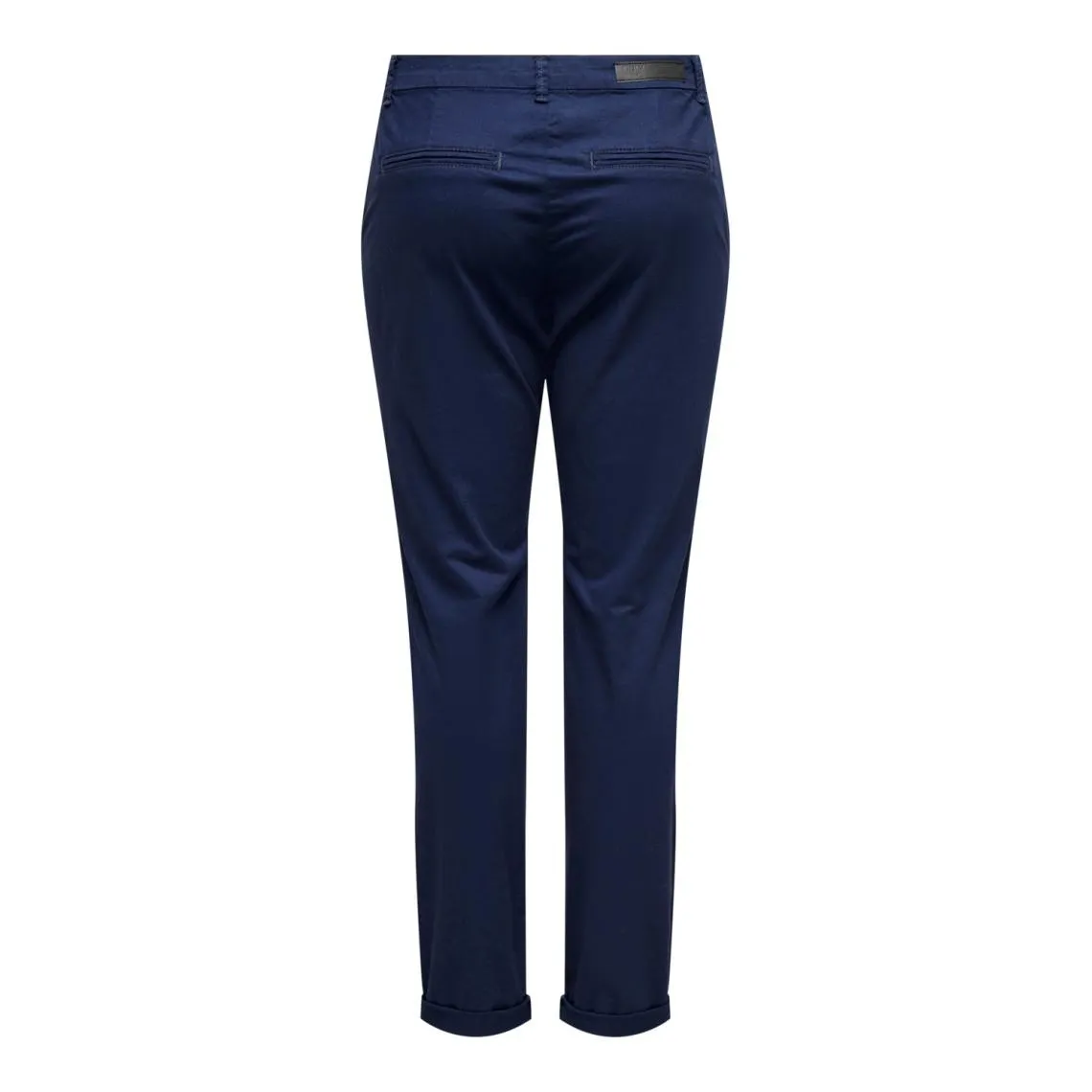 Pantalon chino fermeture par bouton taille classique bleu foncé en coton Noor | 3 Suisses