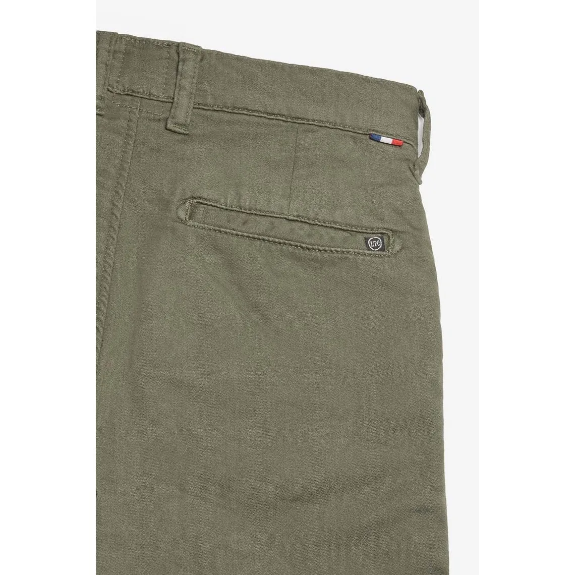 Pantalon chino Jogg Kurty aloe vert en coton | 3 Suisses