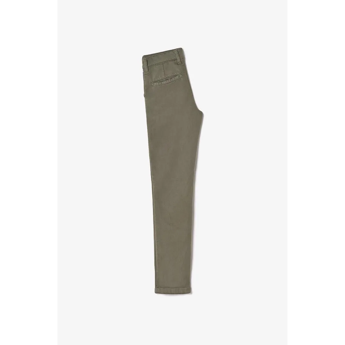 Pantalon chino Jogg Kurty aloe vert en coton | 3 Suisses