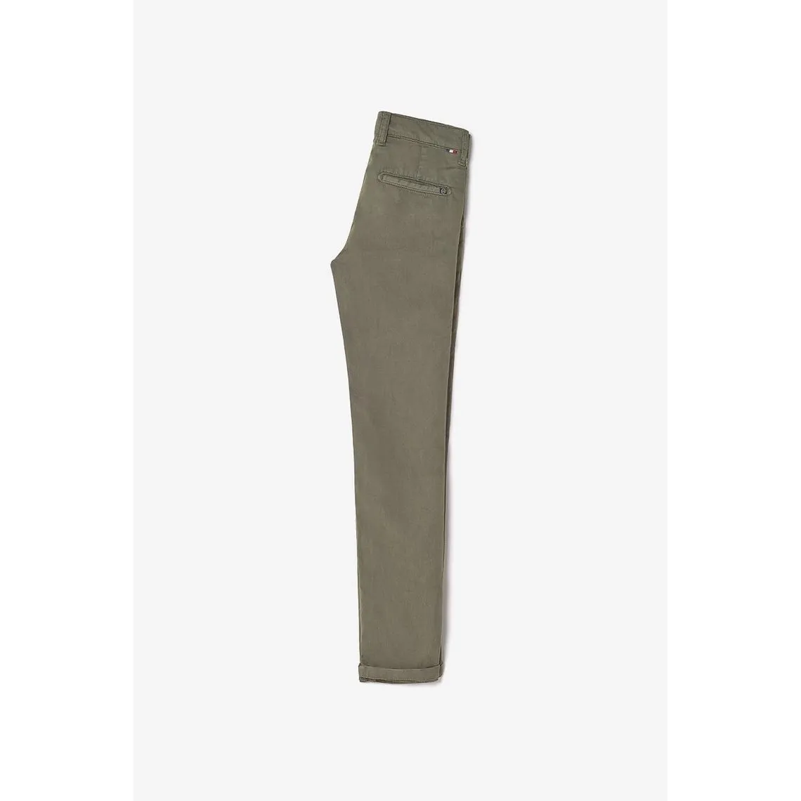 Pantalon chino Jogg Kurty aloe vert en coton | 3 Suisses