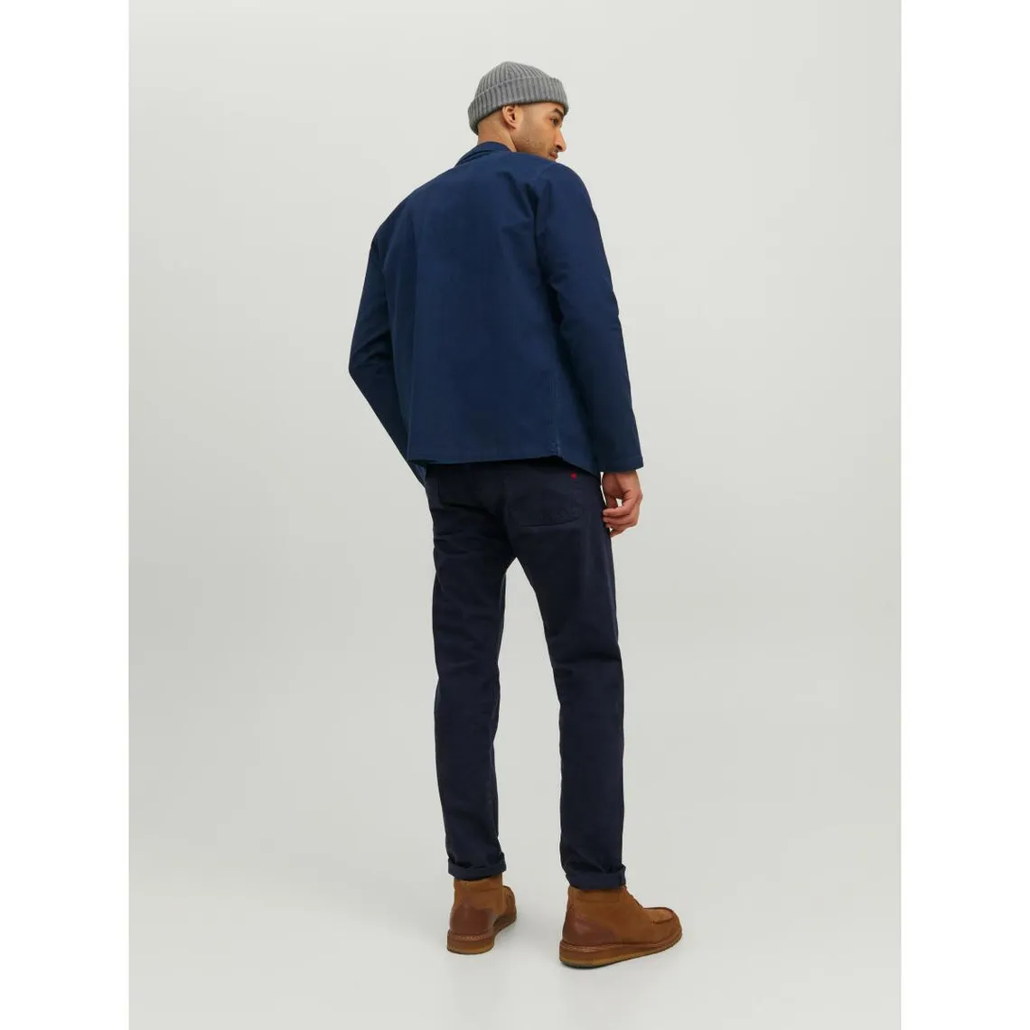 Pantalon chino Loose Fit Bleu Marine en coton Earl | 3 Suisses