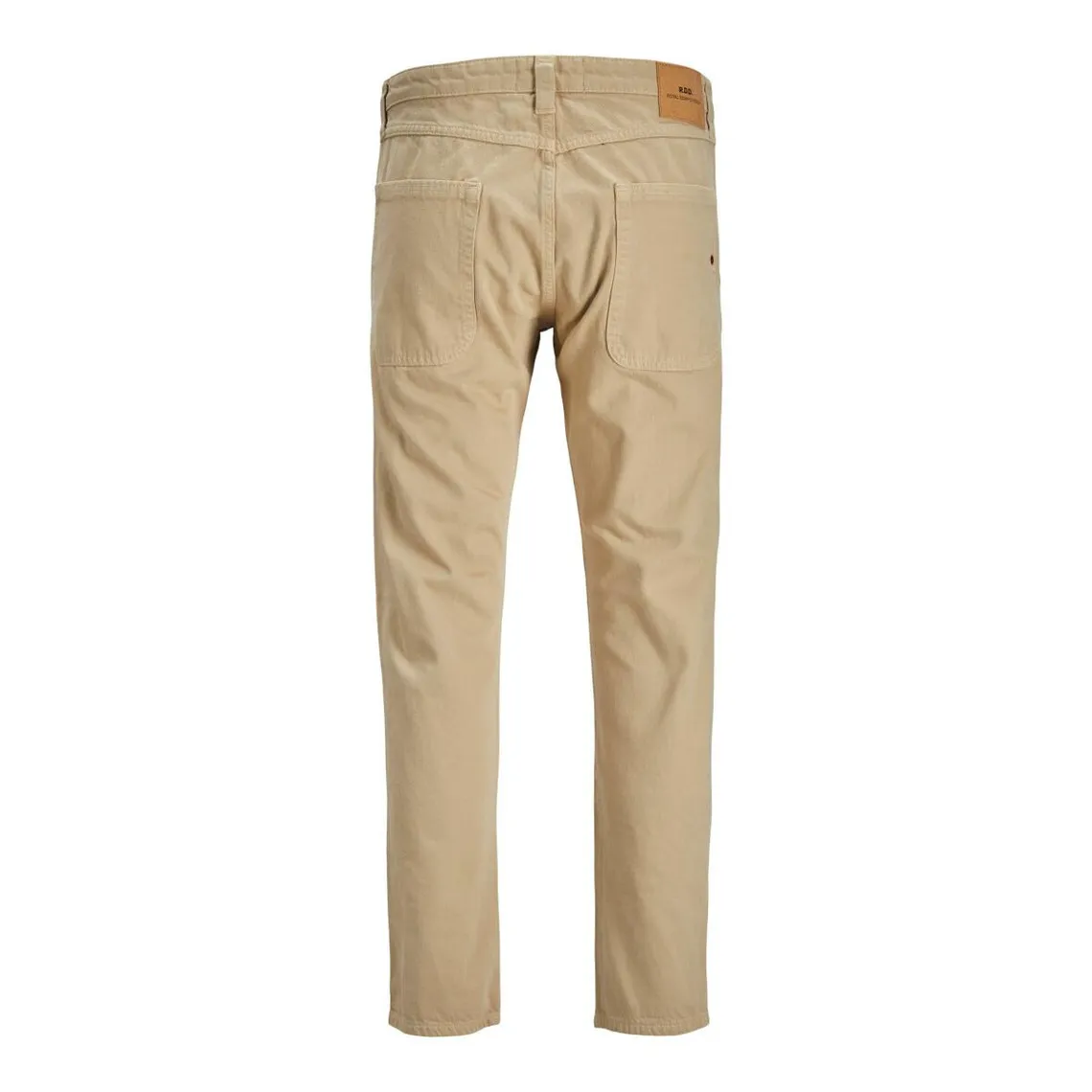 Pantalon chino Loose Fit Gris beige en coton | 3 Suisses