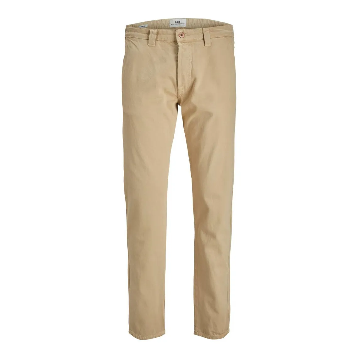 Pantalon chino Loose Fit Gris beige en coton | 3 Suisses