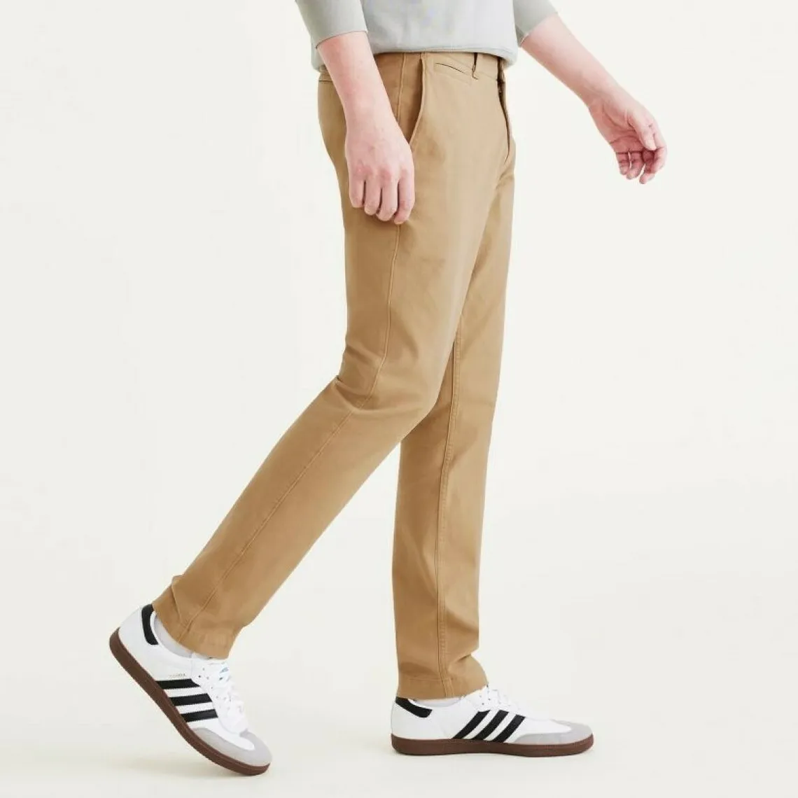 Pantalon chino skinny California camel en coton | 3 Suisses