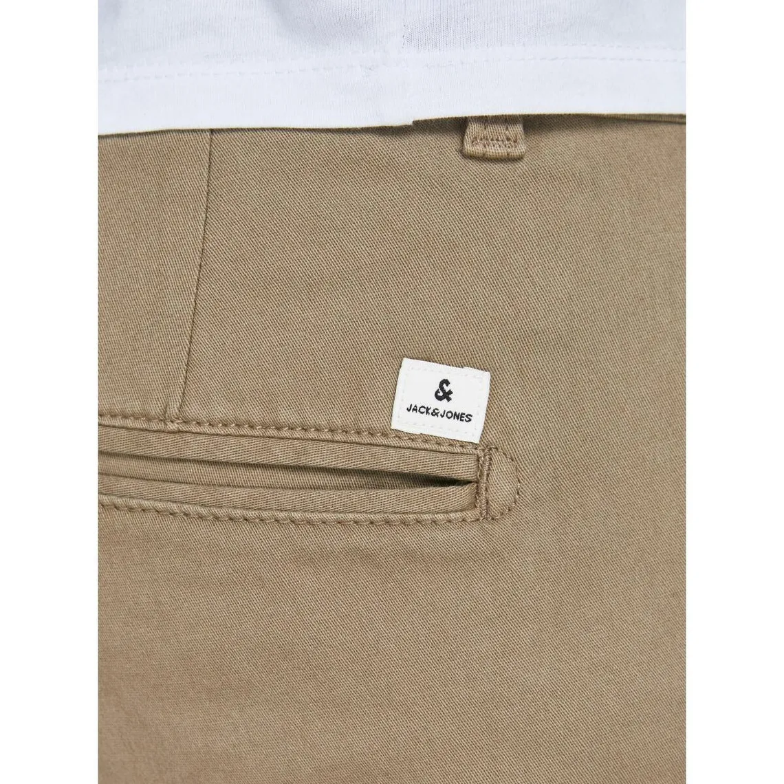 Pantalon chino Slim Fit Beige en coton Logan | 3 Suisses