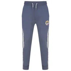 Pantalon de jogging bandes cotes gris-bleu | 3 Suisses