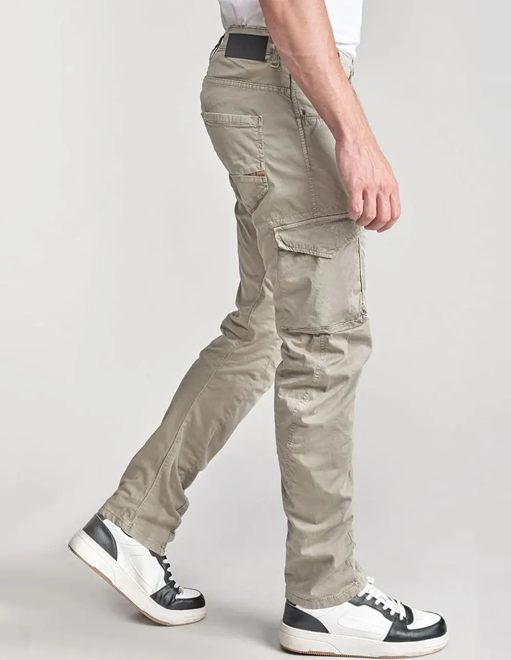 Pantalón Cargo Le Temps des Cerises Alban Gris Hombre