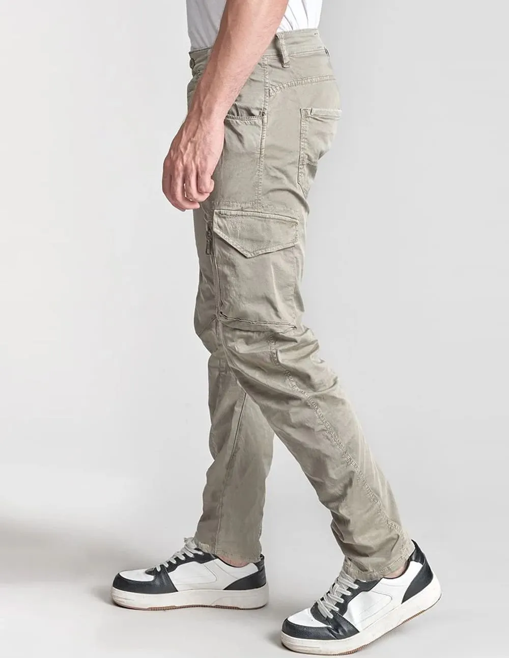 Pantalón Cargo Le Temps des Cerises Alban Gris Hombre