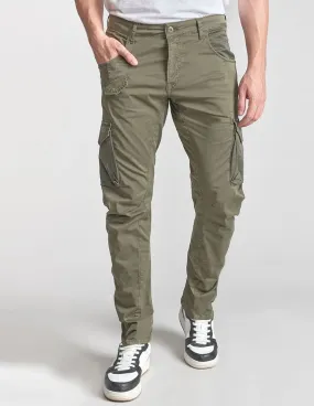 Pantalón Cargo Le Temps des Cerises Obrek Verde Hombre