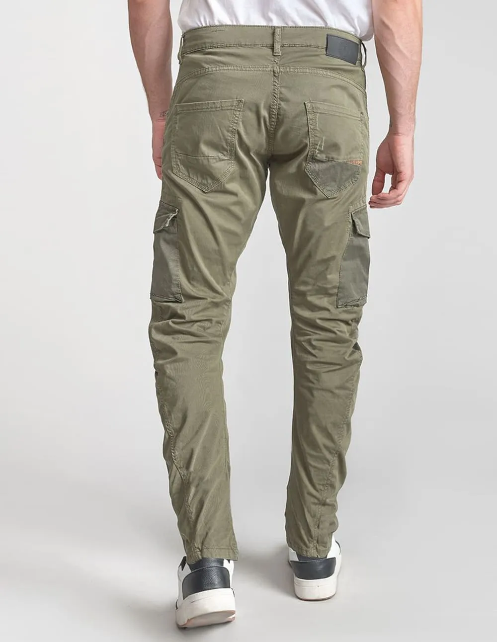 Pantalón Cargo Le Temps des Cerises Obrek Verde Hombre