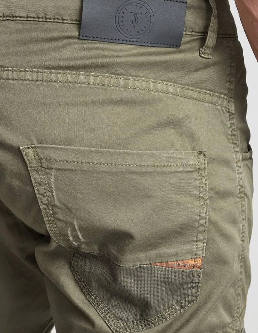 Pantalón Cargo Le Temps des Cerises Obrek Verde Hombre