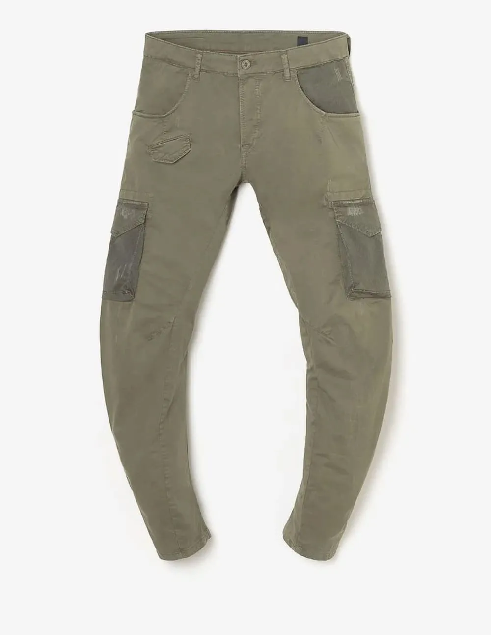 Pantalón Cargo Le Temps des Cerises Obrek Verde Hombre