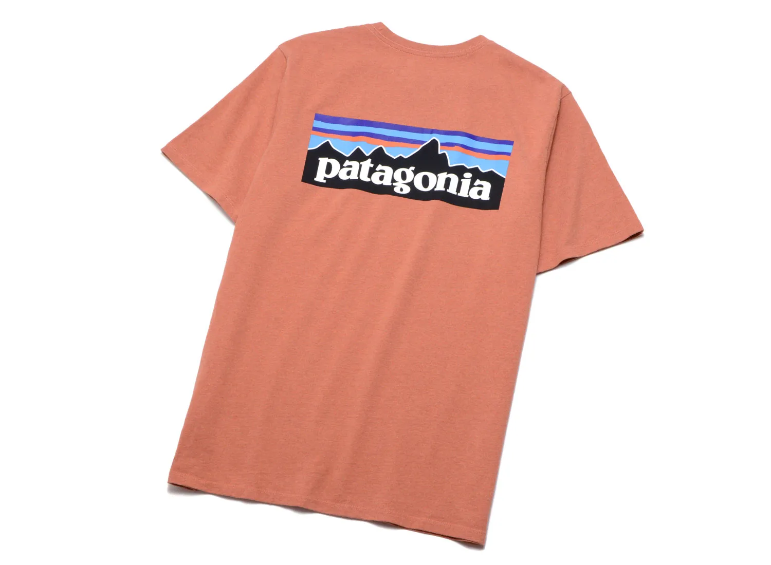 Patagonia P6 Logo Responsibili Tee Redtail Rust