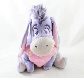 Peluche Bourriquet DISNEY PTS SRL coeur xoxo rose 28 cm