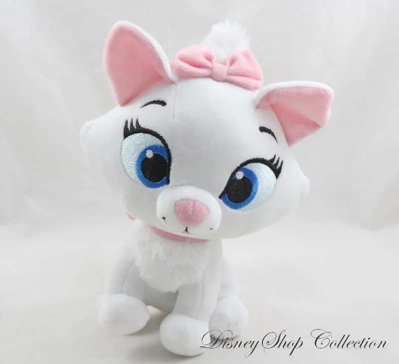 Peluche chat Marie DISNEY Les Aristochats Brand Loyalty rose blanc ...