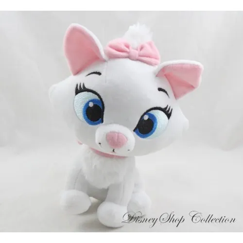 Peluche chat Marie DISNEY Les Aristochats Brand Loyalty rose blanc ...