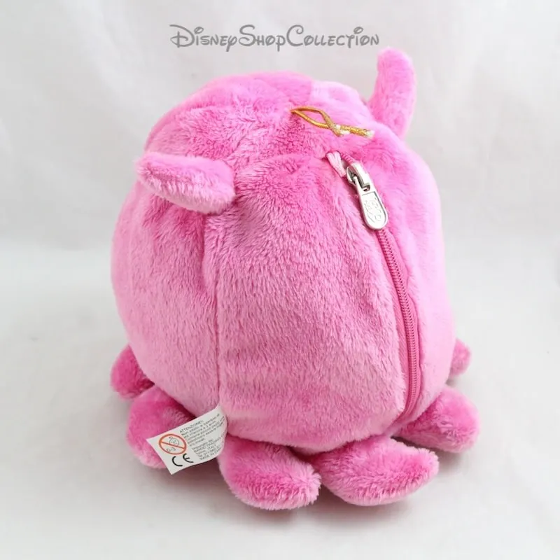 Peluche poulpe Perle DISNEY Le Monde de Némo poisson rose 16 cm