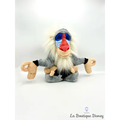 Peluche Rafiki Disneyland Paris Disney Le roi lion singe gris 30 cm