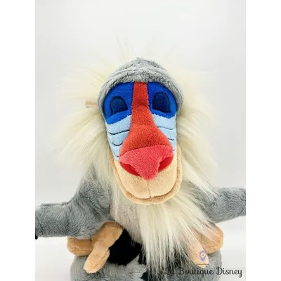 Peluche Rafiki Disneyland Paris Disney Le roi lion singe gris 30 cm