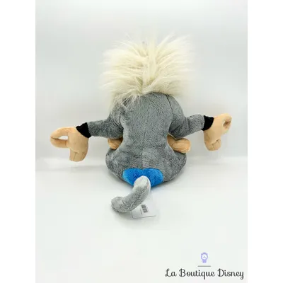 Peluche Rafiki Disneyland Paris Disney Le roi lion singe gris 30 cm