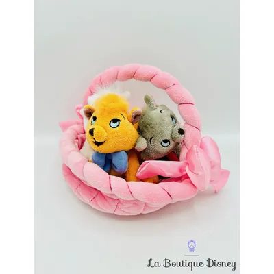 Peluches Marie Berlioz Toulouse Panier Les Aristochats Disneyland Paris Disney chats rose