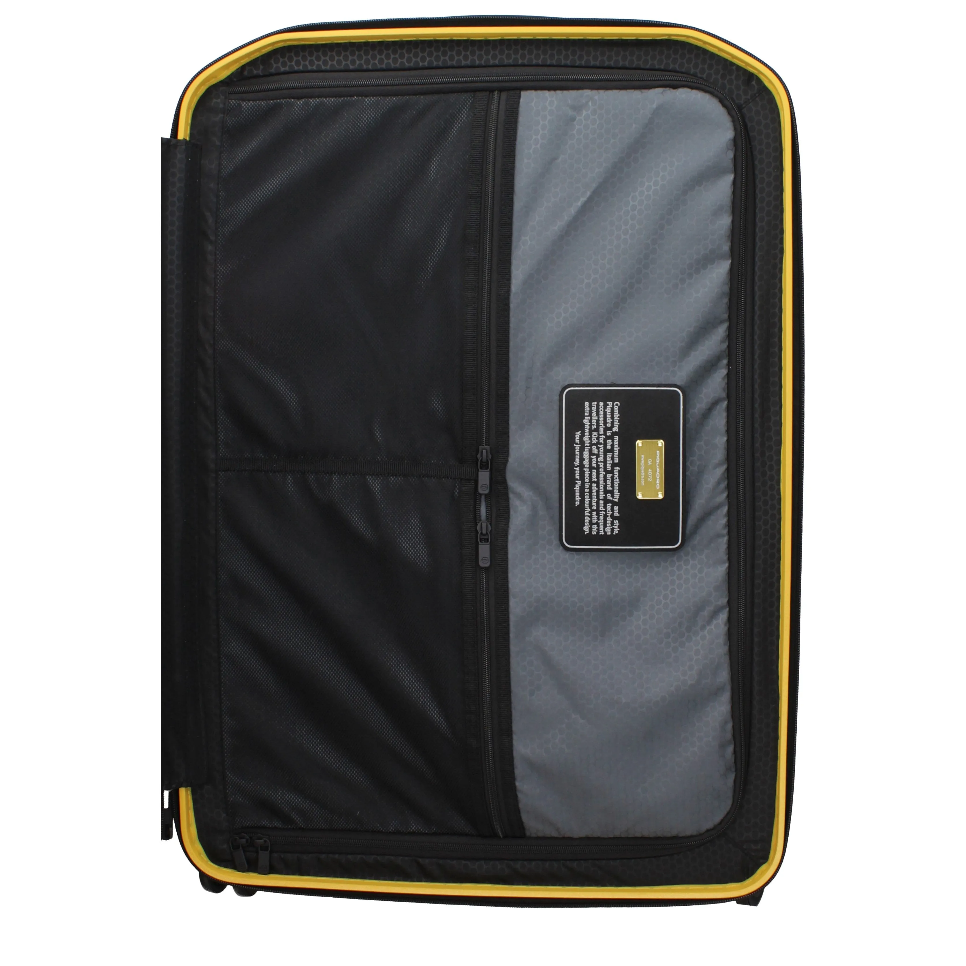 Piquadro chariot 60l hommes polycarbonate jaune