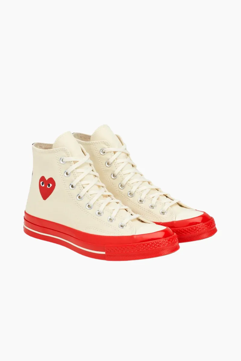 PLAY CDG LES CONVERSES PLAY HAUTES SEMELLE ROUGE