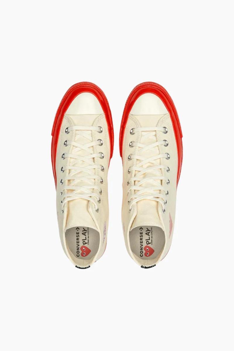 PLAY CDG LES CONVERSES PLAY HAUTES SEMELLE ROUGE