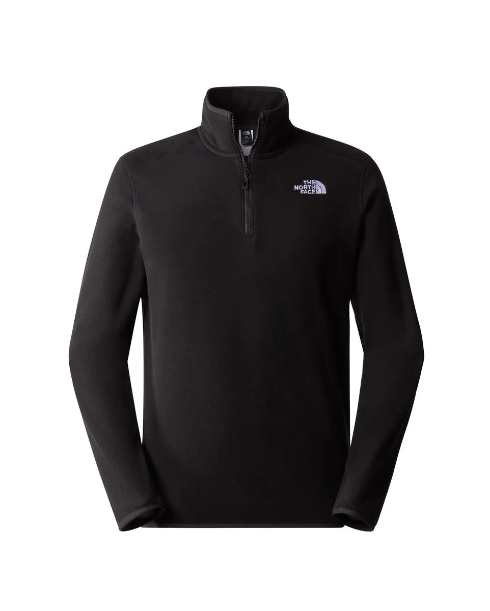 Polaire zip Homme M 100 GLACIER 1/4 ZIP - EU Noir