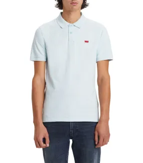 Polo droit à col boutonné Levi's® en coton bleu ciel