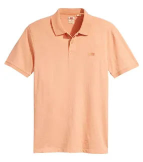 Polo droit à col boutonné Levi's® en coton orange