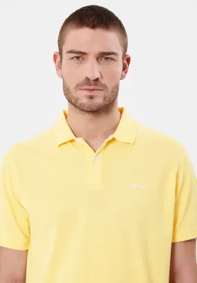 Polo jaune Homme en 100% coton CORTO Sun