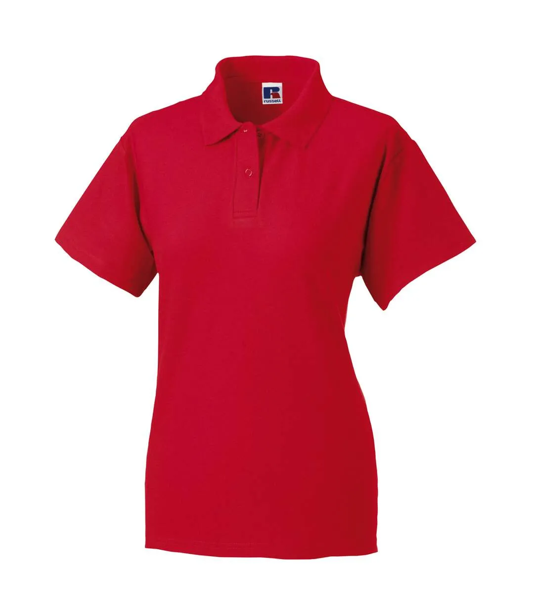 Polo à manches courtes  pour femme rouge Jerzees Colours