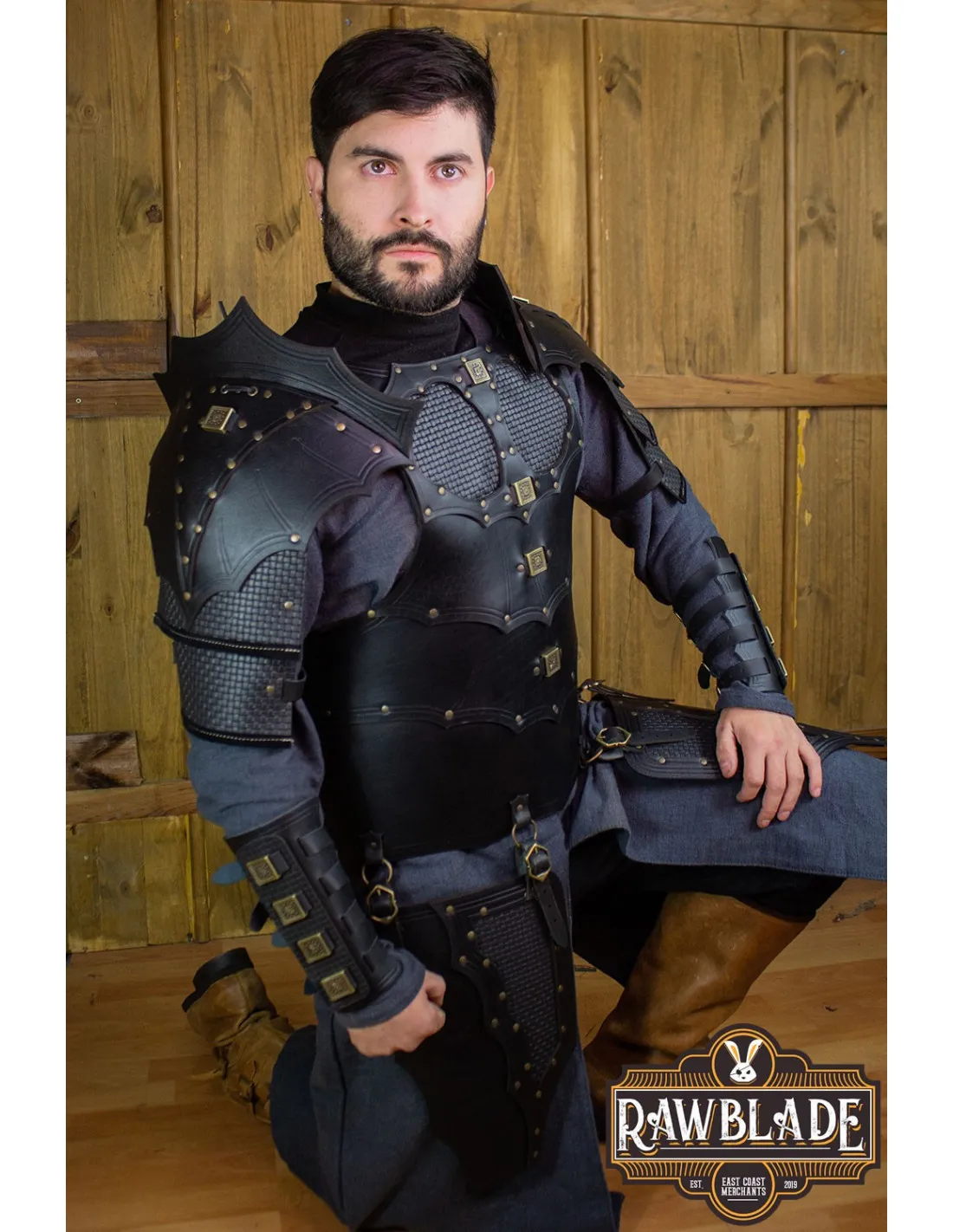 Pompons Edekan Armor - Noir ⚔️ Boutique Épées