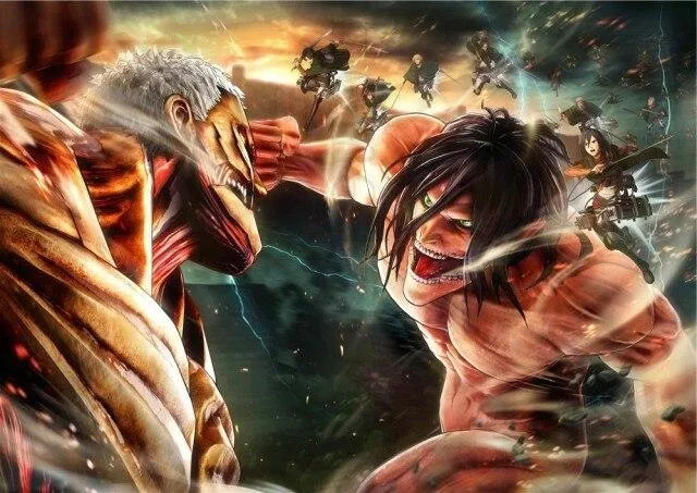 Poster Attaque des Titans  Levi et Eren