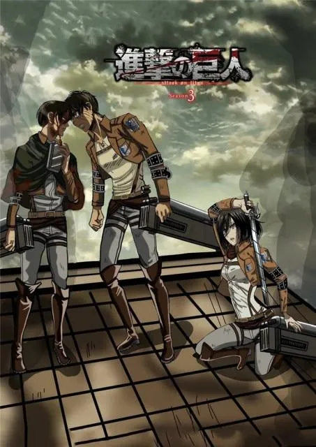 Poster Attaque des Titans  Levi et Eren